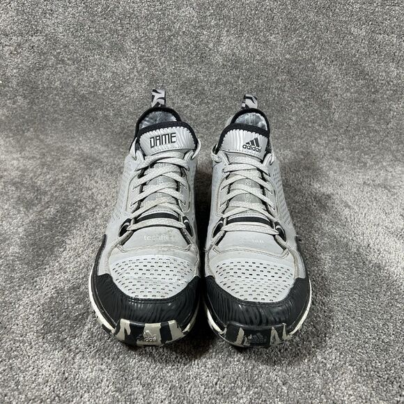 Adidas D Lillard 1 Light Onix Dame Oakland Raiders Shoes S85165 Men’s Size 10 - Picture 4 of 13